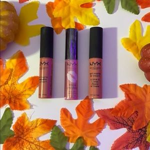 Set of 3 NYX lipgloss BRAND NEW